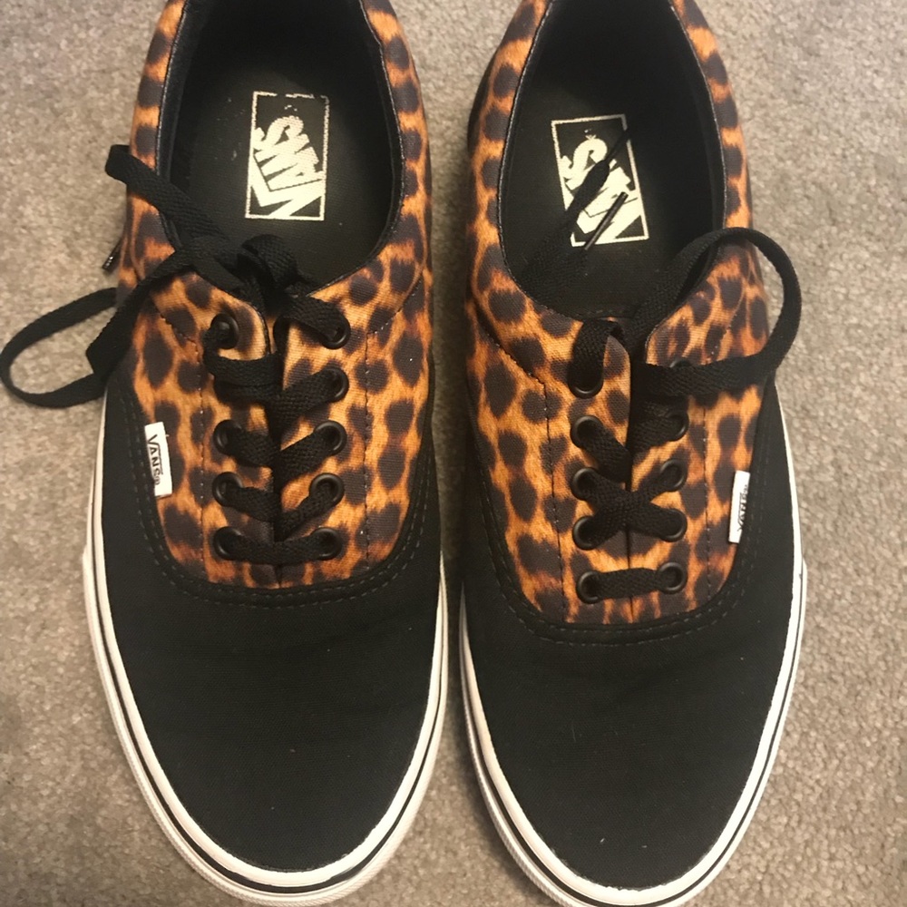 Cheetah print vans